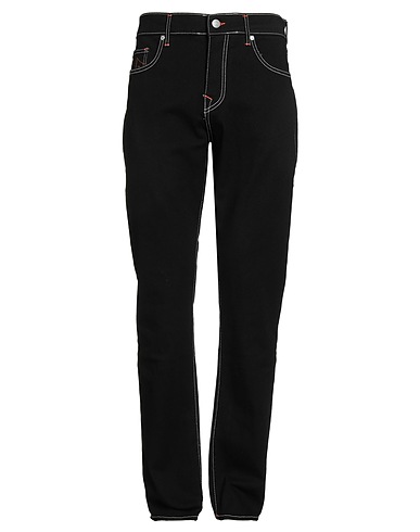 TRUE RELIGION Denim trousers Black 63% Cotton, 32% Polyester, 4% Other Fibres, 1% Elastane
