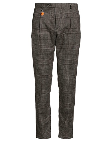 MANUEL RITZ Casual trouser Khaki 36% Wool, 36% Synthetic fibers, 25% Cotton, 2% Other Fibres, 1% Elastane