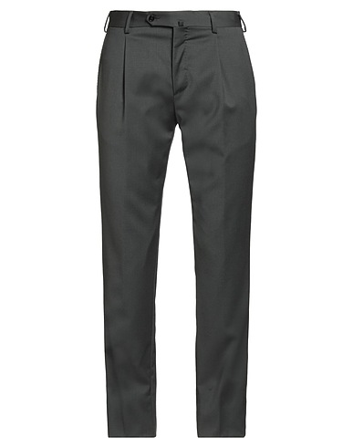 PAOLONI Hosen Dunkelgrün 98% Wolle, 2% Elastan