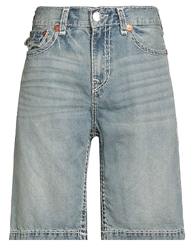 TRUE RELIGION Denim shorts Blue 100% Cotton