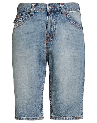 TRUE RELIGION Denim shorts Blue 100% Cotton