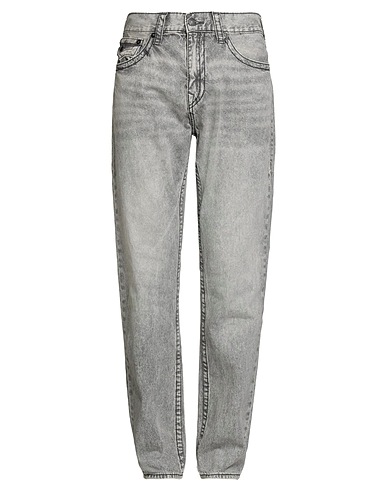 TRUE RELIGION Denim trousers Grey 100% Cotton