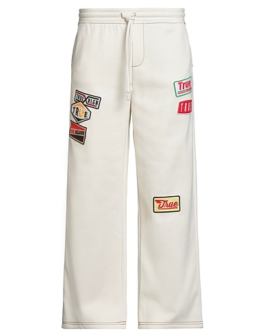 TRUE RELIGION Casual trouser Off white 60% Cotton, 40% Polyester