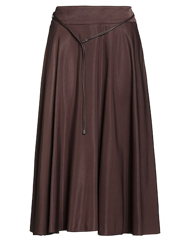 PESERICO Jupe mi-longue Chocolat 61% Viscose, 39% Polyester