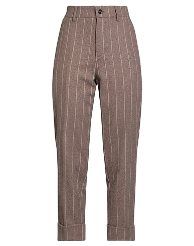 BERWICH Casual pants Taupe 100% Virgin Wool