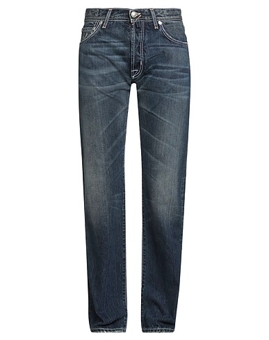 JACOB COHЁN Denim pants Blue 100% Cotton