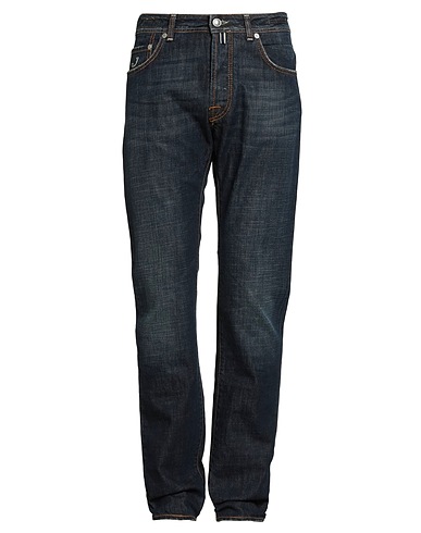 JACOB COHЁN Denim trousers Blue 100% Cotton