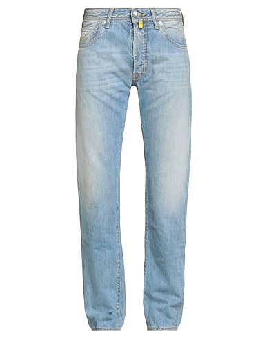 JACOB COHЁN Denim trousers Blue 100% Cotton