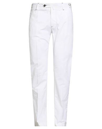 JACOB COHЁN Casual trouser White 100% Cotton