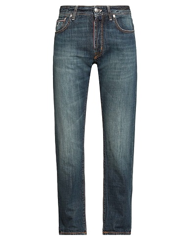 JACOB COHЁN Denim pants Blue 100% Cotton