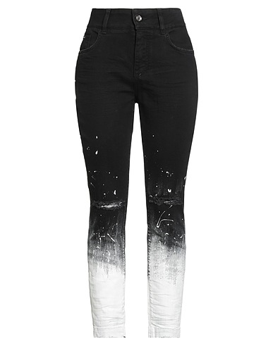 DOLCE&GABBANA Denim pants Black 98% Cotton, 2% Elastane