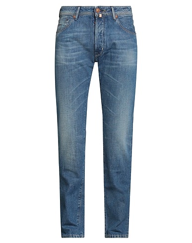 JACOB COHЁN Denim trousers PREMIUM Blue 100% Cotton