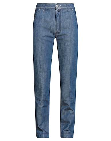 JACOB COHЁN Denim trousers Blue 96% Cotton, 4% Elastane