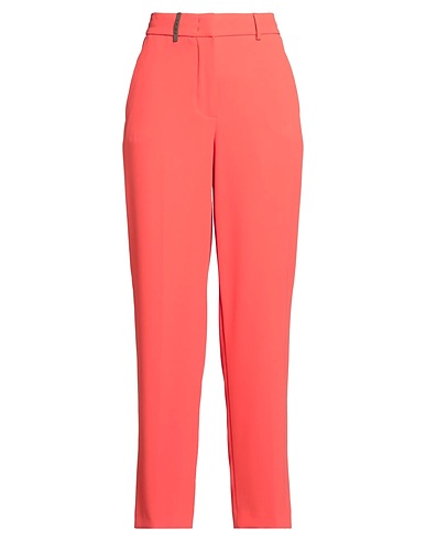 PESERICO Casual pants Tomato red 100% Polyester