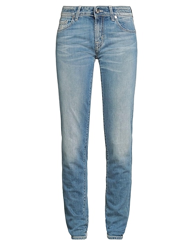 JACOB COHЁN Denim trousers Blue 97% Cotton, 3% Elastane