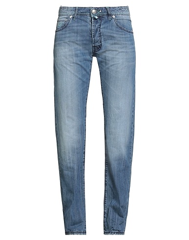 JACOB COHЁN Denim pants Blue 100% Cotton