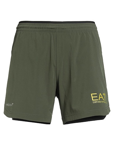 EA7 Sportswear Military green 87% Polyester, 13% Elastane