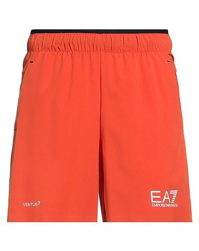 EA7 Shorts & Bermuda Orange 87% Polyester, 13% Elastane