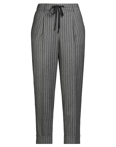 PESERICO Casual pants EASY Grey 98% Virgin Wool, 2% Elastane, Merino Wool, Cashmere