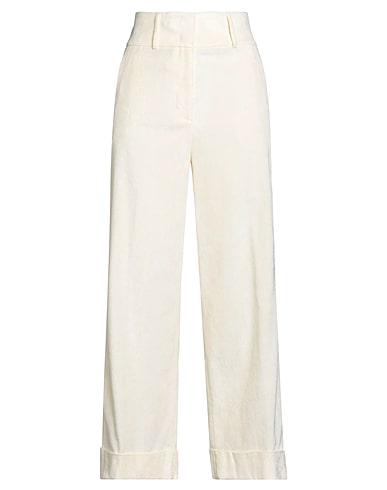 PESERICO Casual trouser EASY Ivory 55% Cotton, 43% Rayon, 2% Elastane