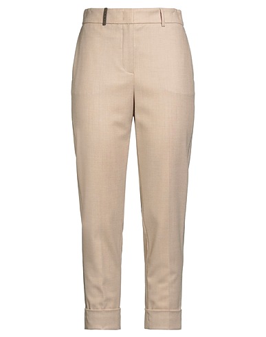 PESERICO Casual trouser Sand 96% Virgin Wool, 3% Cashmere, 1% Elastane