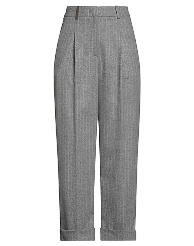 PESERICO Casual pants Grey 39% Wool, 33% Polyester, 14% Rayon, 13% Nylon, 1% Elastane