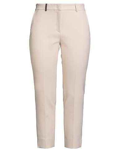 PESERICO Hosen Hellrosa 64% Polyester, 27% Viskose, 6% Baumwolle, 3% Elastan