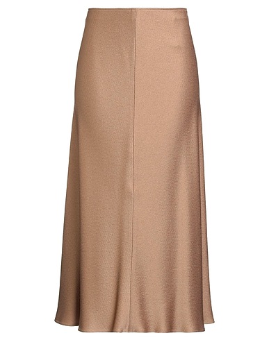 AGNONA Midi skirt Taupe 52% Viscose, 48% Acetate