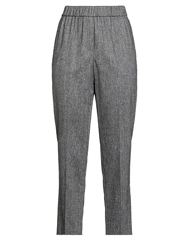 PESERICO Casual trouser Grey 52% Virgin Wool, 21% Silk, 16% Cotton, 8% Synthetic fibers, 3% Other Fibres