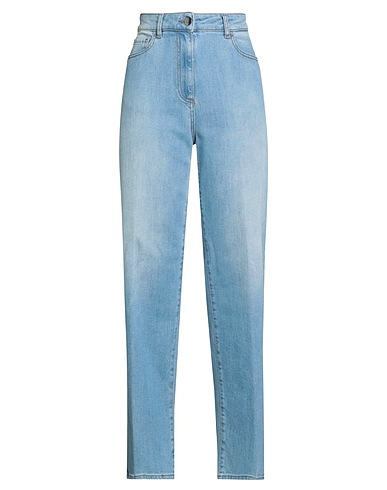 PESERICO Denim trousers EASY Blue 99% Cotton, 1% Elastane