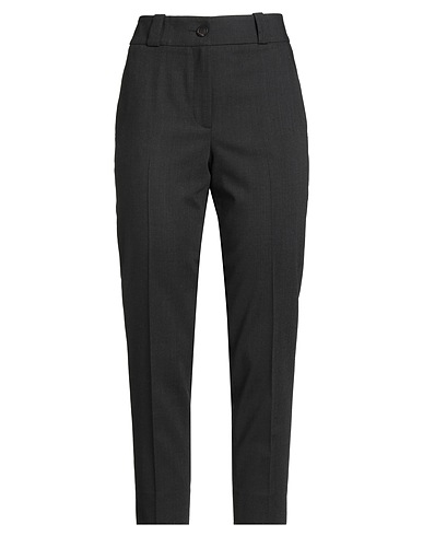 PESERICO Casual trouser EASY Charcoal 52% Polyester, 43% Wool, 5% Elastane