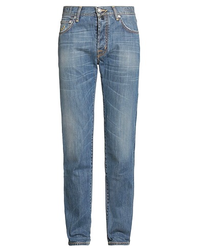 JACOB COHЁN Denim trousers Blue 100% Cotton