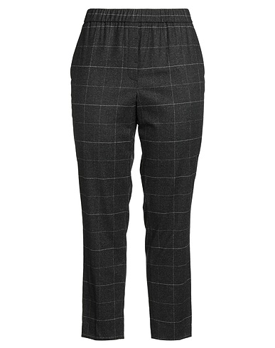 PESERICO Casual trouser Charcoal 91% Virgin Wool, 6% Cashmere, 1% Polyester, 1% Polyamide, 1% Elastane