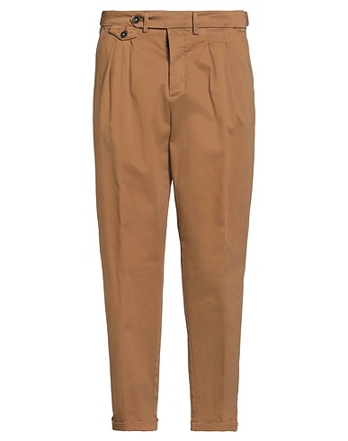 MANUEL RITZ Casual pants Camel 97% Cotton, 3% Elastane