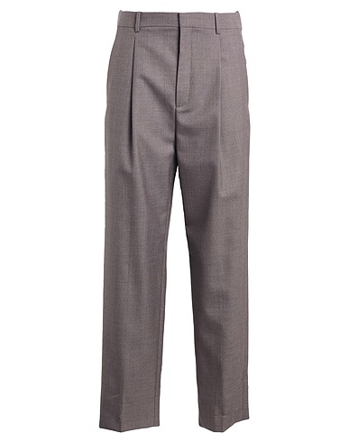 SAINT LAURENT Casual trouser Taupe 100% Wool
