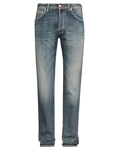 JACOB COHЁN Denim pants Blue 100% Cotton