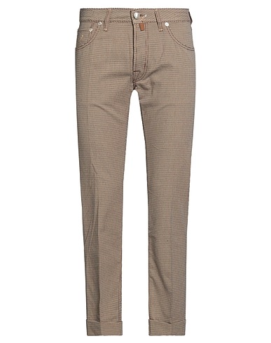 JACOB COHЁN Casual trouser Beige 100% Pima Cotton