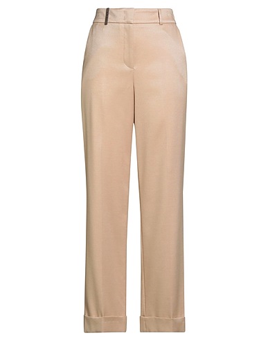 PESERICO Hosen Beige 59% Schurwolle, 33% Viskose, 6% Polyamid, 2% Elastan