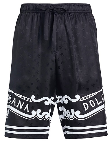 DOLCE&GABBANA Shorts & Bermudas Schwarz 100% Seide