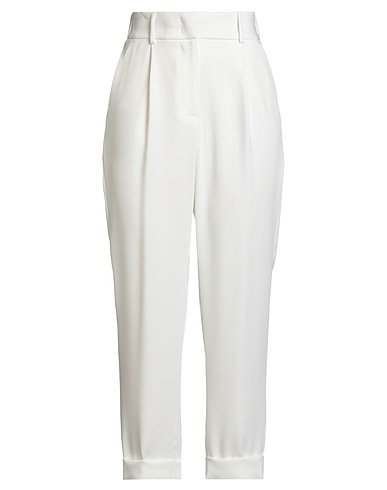 PESERICO Casual pants EASY White 100% Polyester