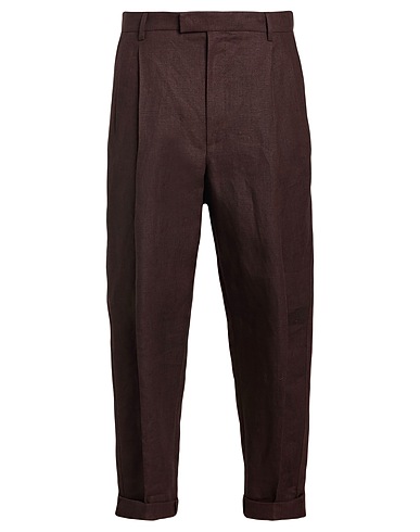 DOLCE&GABBANA Hosen Dunkelbraun 100% Leinen