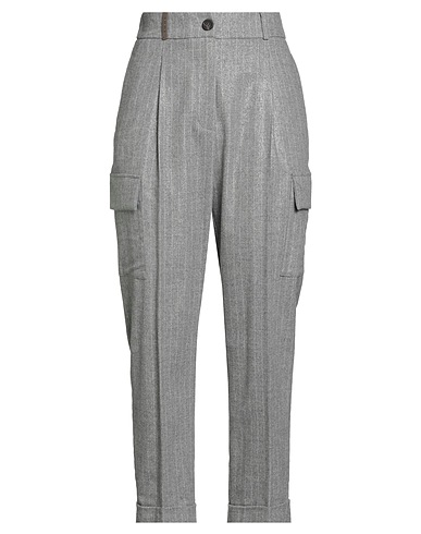 PESERICO Pantalón Gris 39% Lana, 33% Poliéster, 14% Viscosa, 13% Poliamida, 1% Elastán