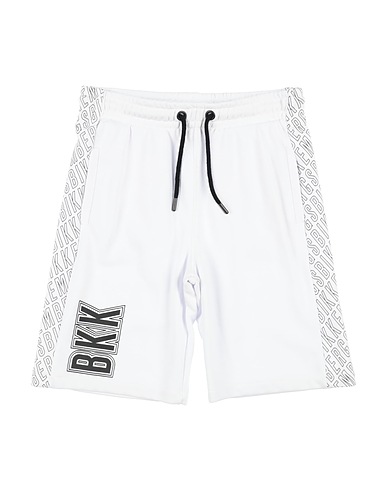 BIKKEMBERGS Shorts & Bermuda White 85% Cotton, 15% Polyester