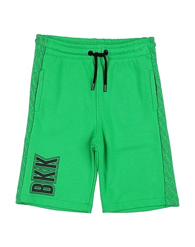BIKKEMBERGS Shorts & Bermuda Green 85% Cotton, 15% Polyester