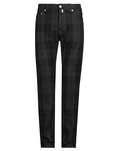 JACOB COHЁN Casual pants Charcoal 85% Wool, 15% Cotton