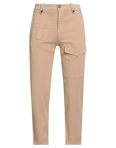 ELEVENTY Casual trouser Sand 98% Cotton, 2% Elastane