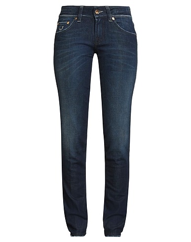 JACOB COHЁN Denim pants Blue 96% Cotton, 2% Rubber, 2% Elastane