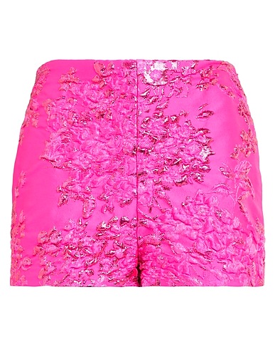 VALENTINO GARAVANI Shorts & Bermuda PINK PP COLLECTION Fuchsia 71% Polyester, 13% Metallic fiber, 9% Silk, 7% Polyamide