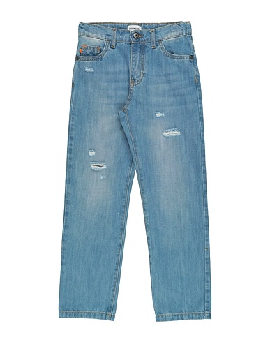 BIKKEMBERGS Denim pants Blue 97% Cotton, 3% Elastane