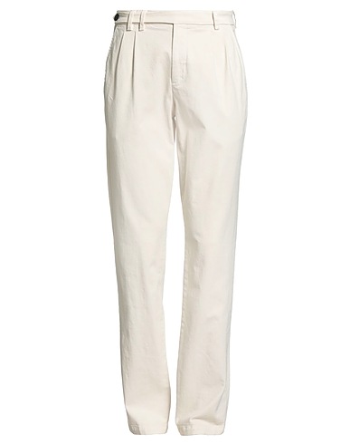 ELEVENTY Casual trouser PLATINUM 90% Cotton, 8% Cashmere, 2% Elastane
